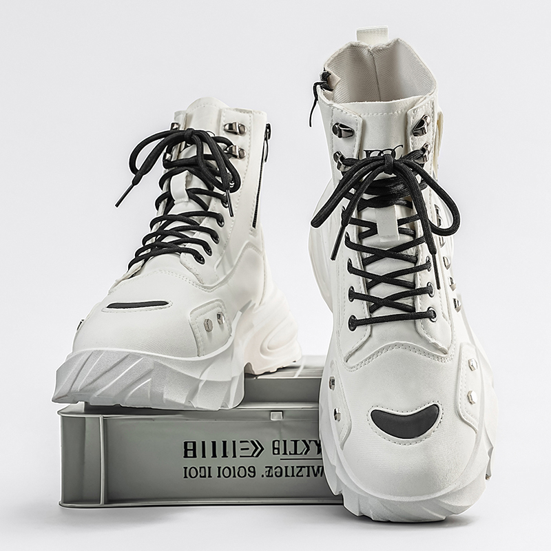 Street Fashion Designers - Boots for Man Fashion Rivet Leather