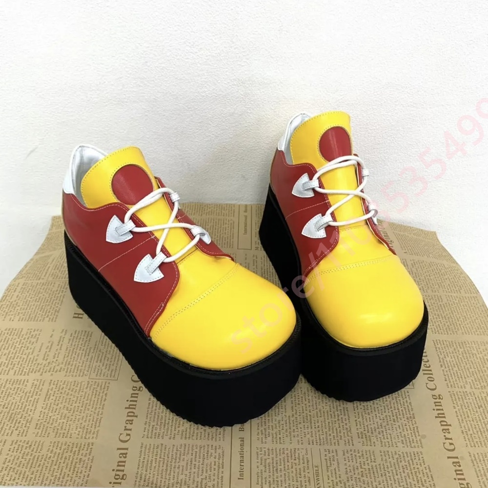 Women Color Block Platform Sne - Street Fashion Harajuku review and price