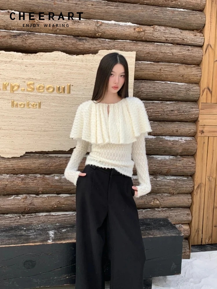 CHEERART Designer Cloak Long S - Street Fashion Winter 2026 review and price