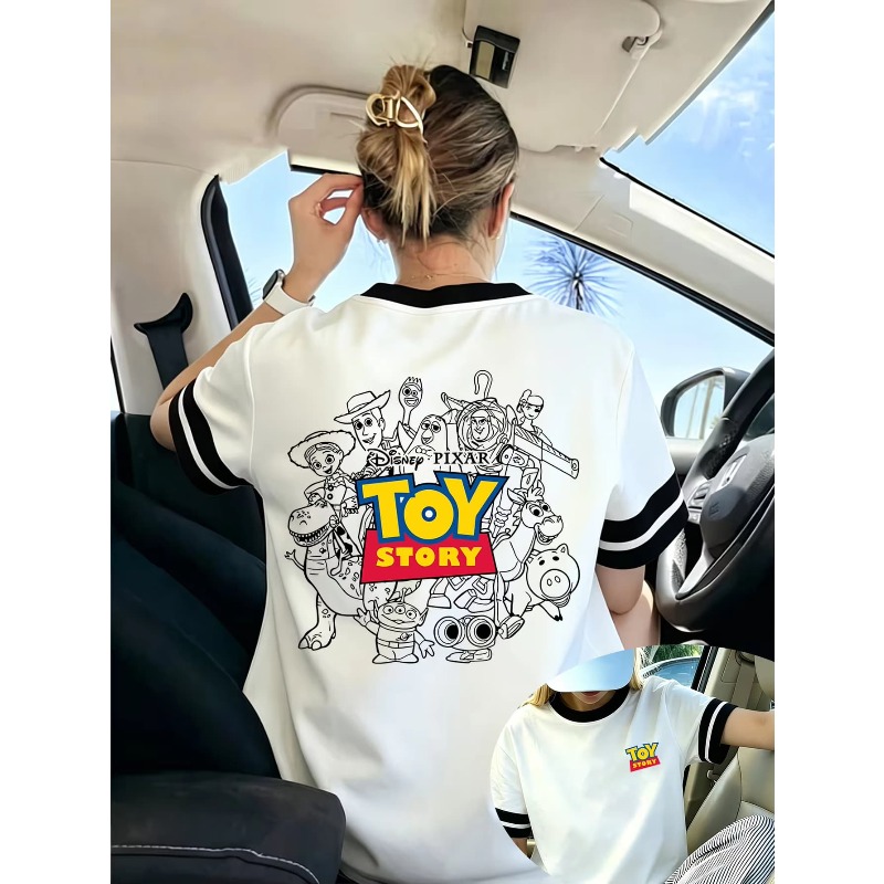 Ladies Toy Story T‑shirt Crew  - Street Fashion Logo review and price