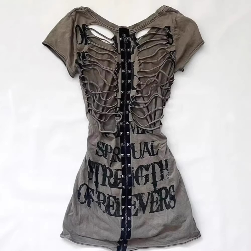 Summerjapanese Retro Hollow De - Street Fashion Harajuku review and price