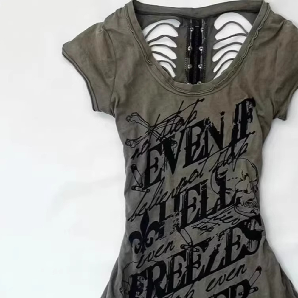 Summerjapanese Retro Hollow De - Street Fashion Harajuku review and price