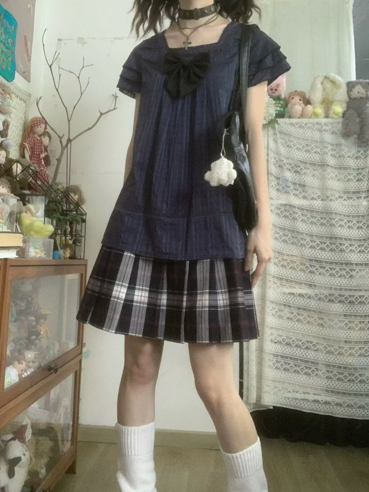 Vintage Japanese Style Two Pie - Street Fashion Harajuku review and price