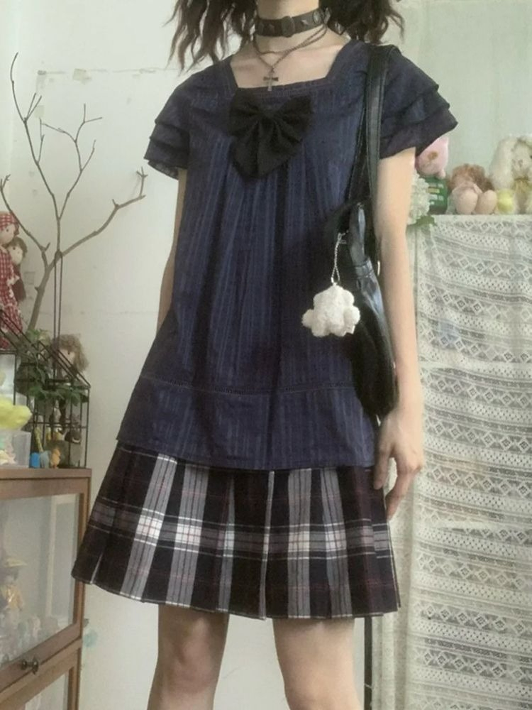 Vintage Japanese Style Two Pie - Street Fashion Harajuku review and price