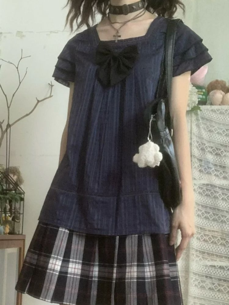 Vintage Japanese Style Two Pie - Street Fashion Harajuku review and price