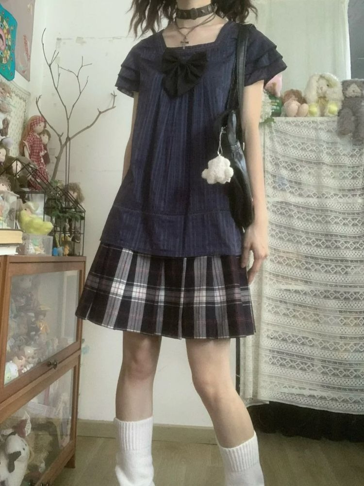 Vintage Japanese Style Two Pie - Street Fashion Harajuku review and price