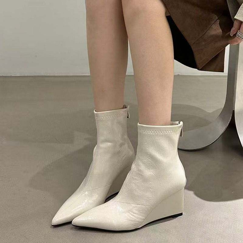 Autumn Winter Vintage Weges He - Street Fashion Female review and price