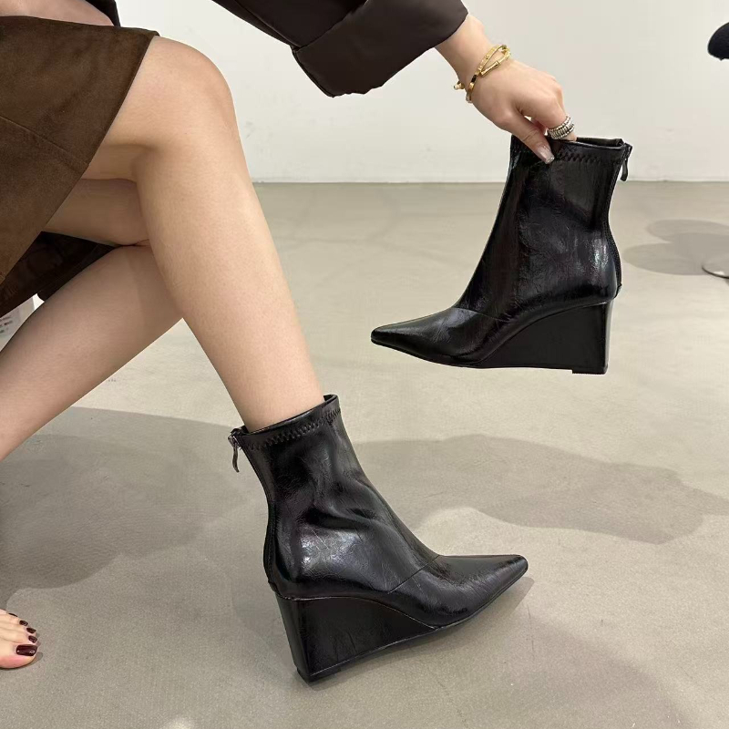 Autumn Winter Vintage Weges He - Street Fashion Female review and price