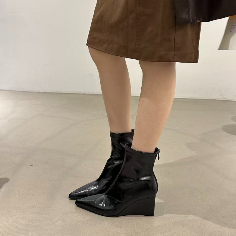 Autumn Winter Vintage Weges He - Street Fashion Female review and price