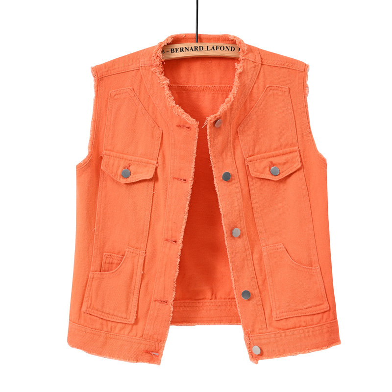 Autumn Women Denim Vests Sleev - Street Fashion Jeans Women review and price