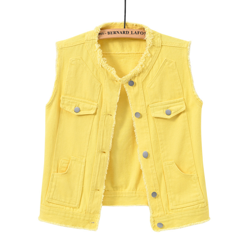 Autumn Women Denim Vests Sleev - Street Fashion Jeans Women review and price