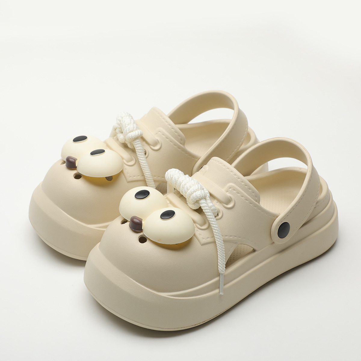 Cute DIY Big Eyes Fashion Clog - Street Fashion Female review and price