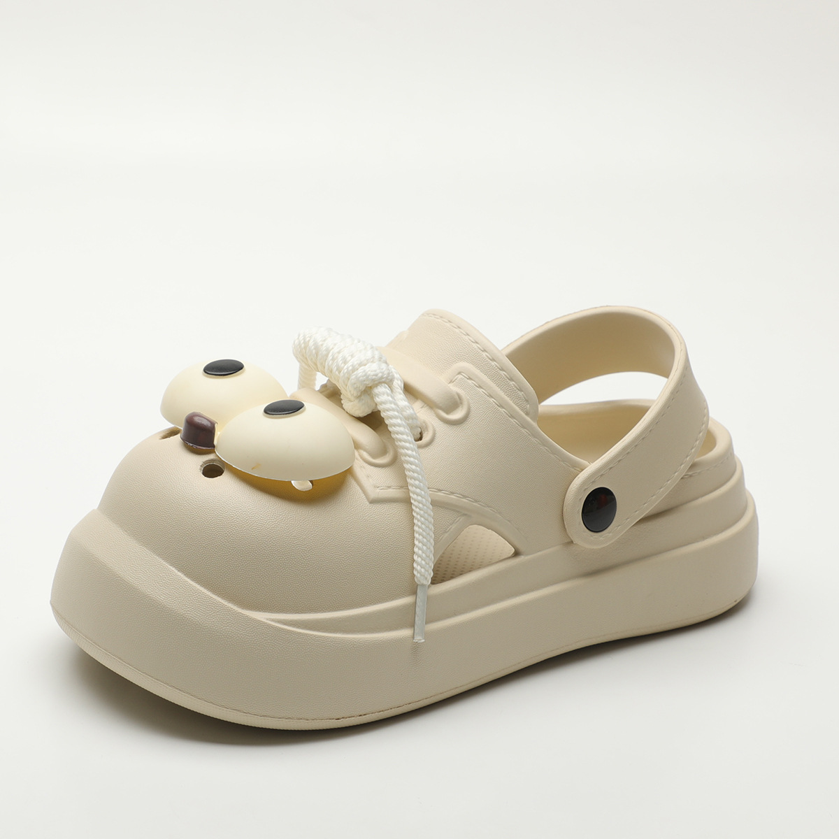 Cute DIY Big Eyes Fashion Clog - Street Fashion Female review and price