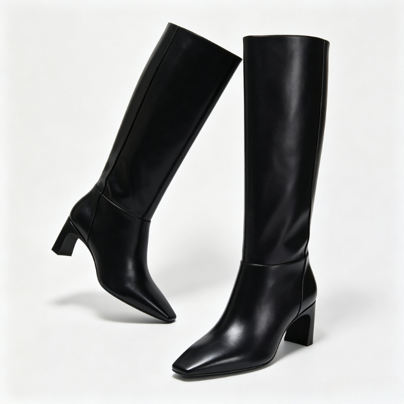 Fashion Leather Kitten Heels W - Street Fashion Designers review and price