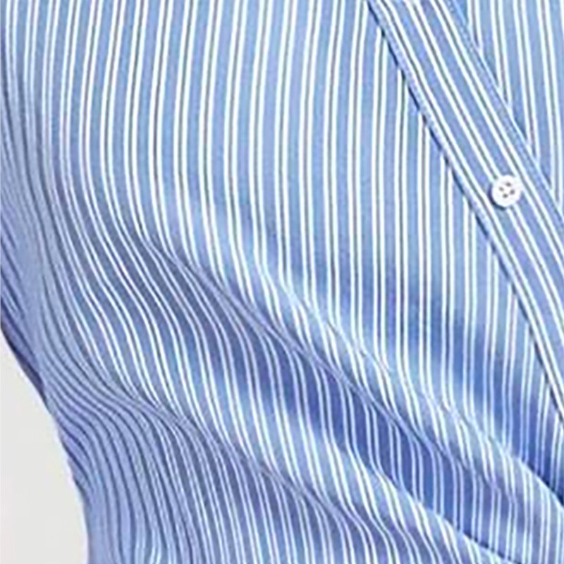 Fashion Striped Shirt For Fema - Street Fashion China Girl review and price