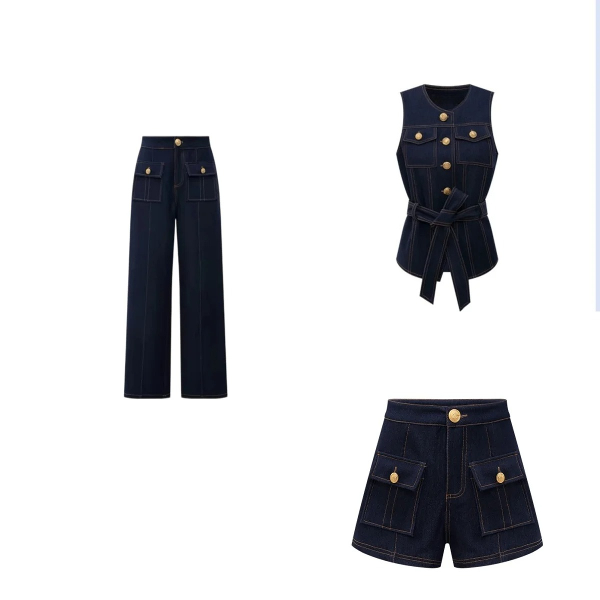 Y2K 2026 new button retro jean - Street Fashion Jeans Women review and price