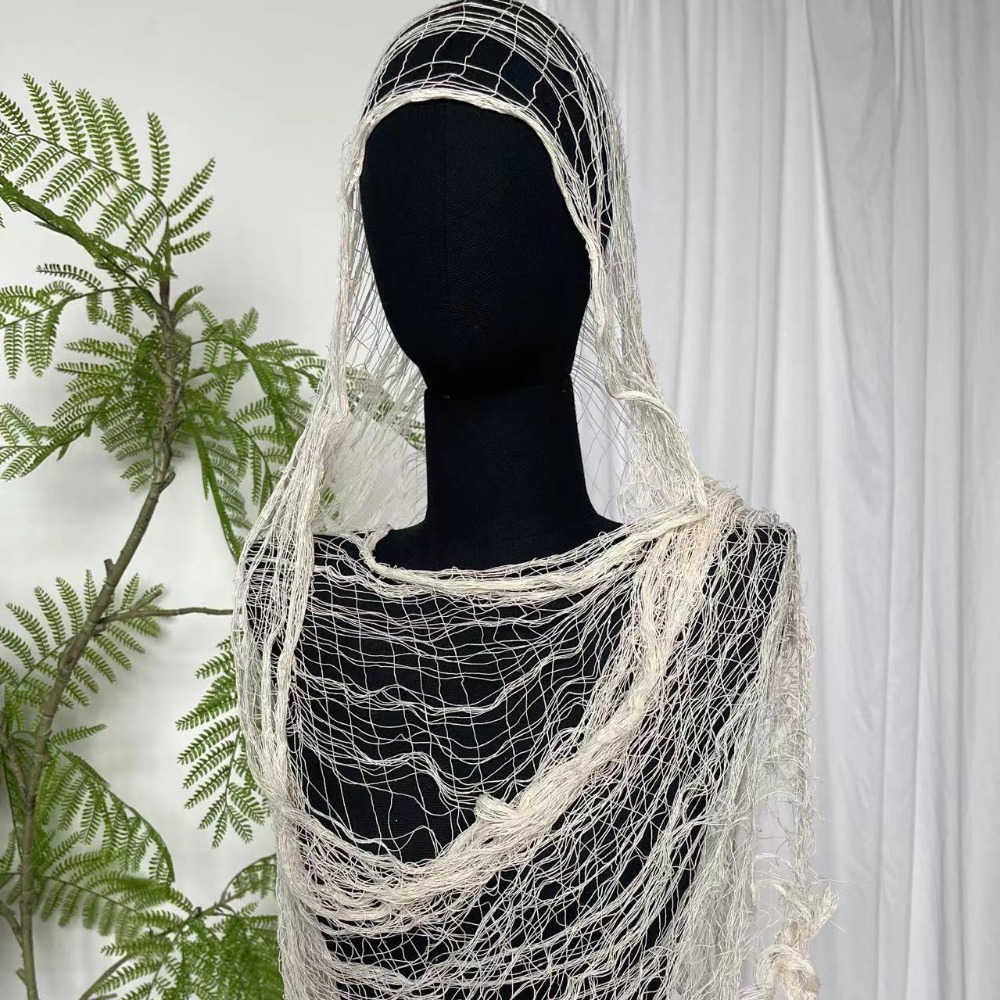 Fashion Distressed Scarf Ragge - Street Fashion Photography review and price