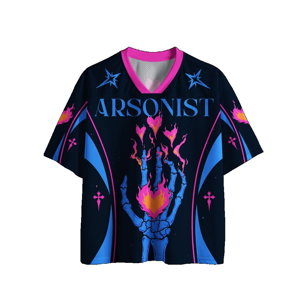 Gothic Football Jersey Vintage - Street Fashion Harajuku review and price